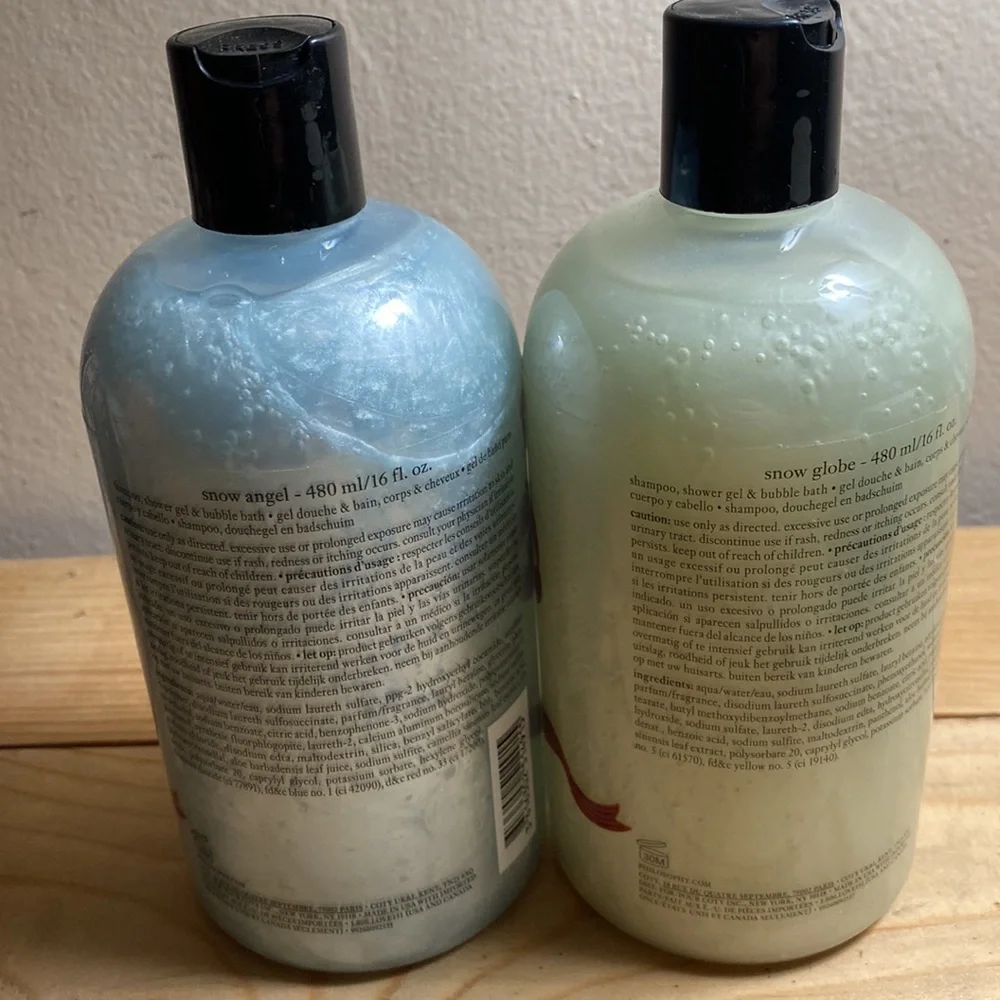 Philosophy Snow Angel + snow globe (discontinued)Shampoo Shower Gel Bubble Bath